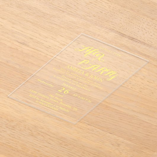  transparent wedding invitation (Poser)