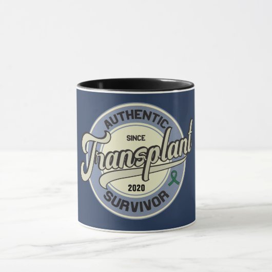 Transplant authentique Survivant Custom Coffee Mug (Centre)