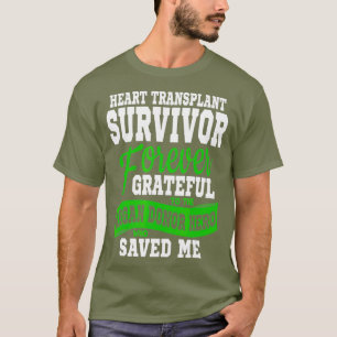 Transplant cardiaque T-shirt orgue bénéficiaire