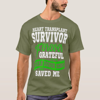 Transplant cardiaque T-shirt orgue bénéficiaire Gi