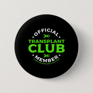 Transplant Club-lid Levertransplantatie Overlevend Ronde Button 5,7 Cm
