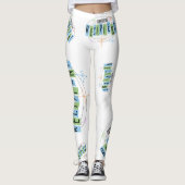 Transplant Recipient Retro Style Leggings (Voorkant)