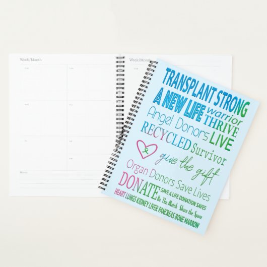 Transplant Strong Organ Donation Standard Planner (Display)