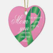 Transplant Survivor Moederdag Keramisch Ornament (Links)