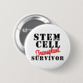 Transplant Survivor - Stem Cell Ronde Button 5,7 Cm (Voorkant /achterkant)