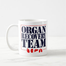 Transplant van Organische Recovery Team Organ Proc Koffiemok