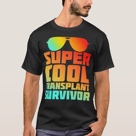 Transplantaat Overlevende long Hart Lever Nier org T-shirt (Voorkant)