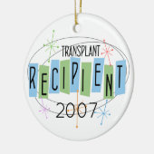 transplantaatontvanger keramisch ornament (Links)