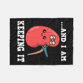 Transplantatie Nierdonor Nierziekte 3 Fleece Deken (Voorkant (Horizontaal))