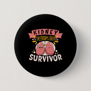 Transplantatie Overlevende nierziekte Niersteen Ronde Button 5,7 Cm