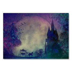 Transport à la carte de table au coucher du soleil