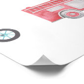 Transport Anniversaire Affiche de bienvenue Tapiss (Coin)