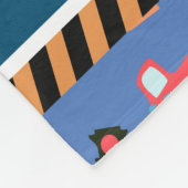 Transport Blue. Fleece Deken (Hoek)