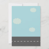 Transport Car Bus 5x7 Baby shower Invitation (Dos)