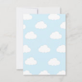 Transport Carte de remerciements fête d'anniversai (Dos)