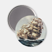  transport, Clipper verscheept in ruw Zee Magneet (Voorkant / Achterkant)