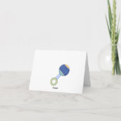 Transport de bébé et Carte de remerciements de béb (Dos)