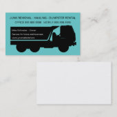 Transport des cartes de visite de décharge (Devant / Derrière)