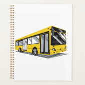 Transport en commun de bus urbain jaune gras (Devant)