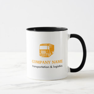 Transport et tasse de logo de logistique