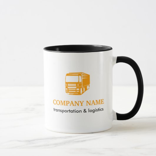 Transport et tasse de logo de logistique (Droite)