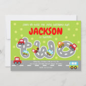 Transport Invitation du 2e anniversaire (Devant)