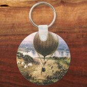 transport, luchtballonvaarders sleutelhanger (Voorkant)