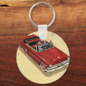  transport, rode converteerbare autoband sleutelhanger (Voorkant)