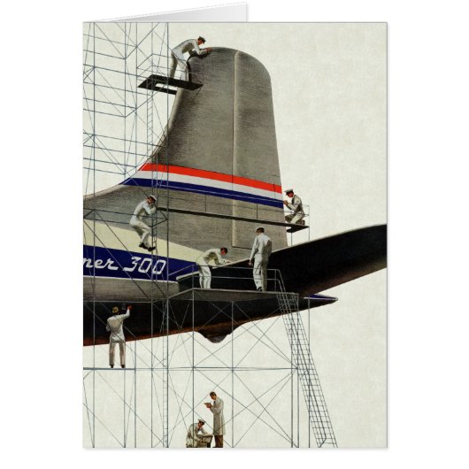 Transport Vintage, Maintenance d'Avion (Devant)