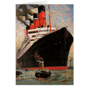 Transport vintage, remorqueur de port de paquebot