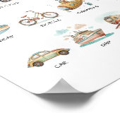 Transportation Poster – Learn Vehicle Names (Coin)