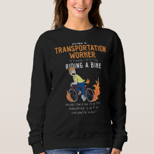 Transportation Worker Like Riding Bike Cyclist Trui