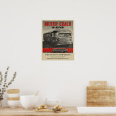  transportbus Circa 1940 Poster (Keuken)