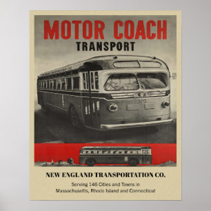  transportbus Circa 1940 Poster