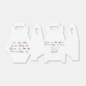 Transportdag feestdag, Labels met cadeau Bedankdoosjes (Uitgevouwen)