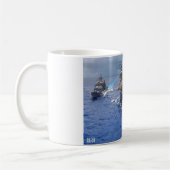 TRANSPORTEUR D'AÉRONEF AMÉRICAIN - CVN-76 Mug (Gauche)