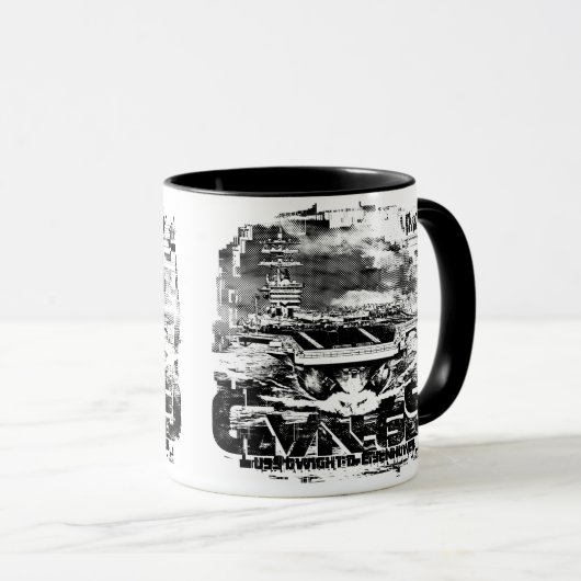 Transporteur d'aéronef Dwight D. Eisenhower Mug (Devant droit)