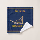 Transporteur postal de l'Alaska Dog Sled (Gant de toilette)