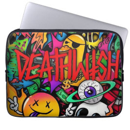 transporthoes voor pc (deathwsh) laptop sleeve