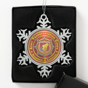 Transportkorps Tin Sneeuwvlok Ornament