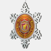 Transportkorps Tin Sneeuwvlok Ornament (Rechts)