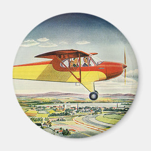  transportvliegtuig boven Boerderijen Magneet