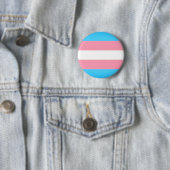Transpride vlag Button (blauw/roze/wit) (In situ)