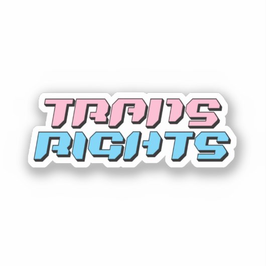 Transrechten Sticker (Voorkant)