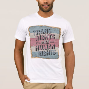 Transrechten zijn mensenrechten T-shirt – 