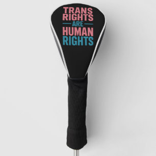 Transrechten zijn mensenrechten Transgender Pride Golfheadcover