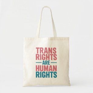 Transrechten zijn mensenrechten Transgender Pride Tote Bag