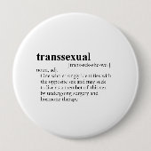 TRANSSEXUELE DEFINITIE RONDE BUTTON 4,0 CM (Voorkant)