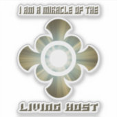 Transsubstantiatie in de Heilige Eucharistie Sticker (Voorkant)