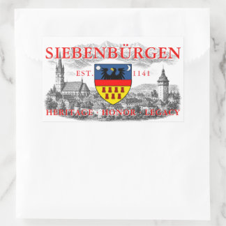 Transsylvaanse Saksen Wapen Rechthoekige Sticker